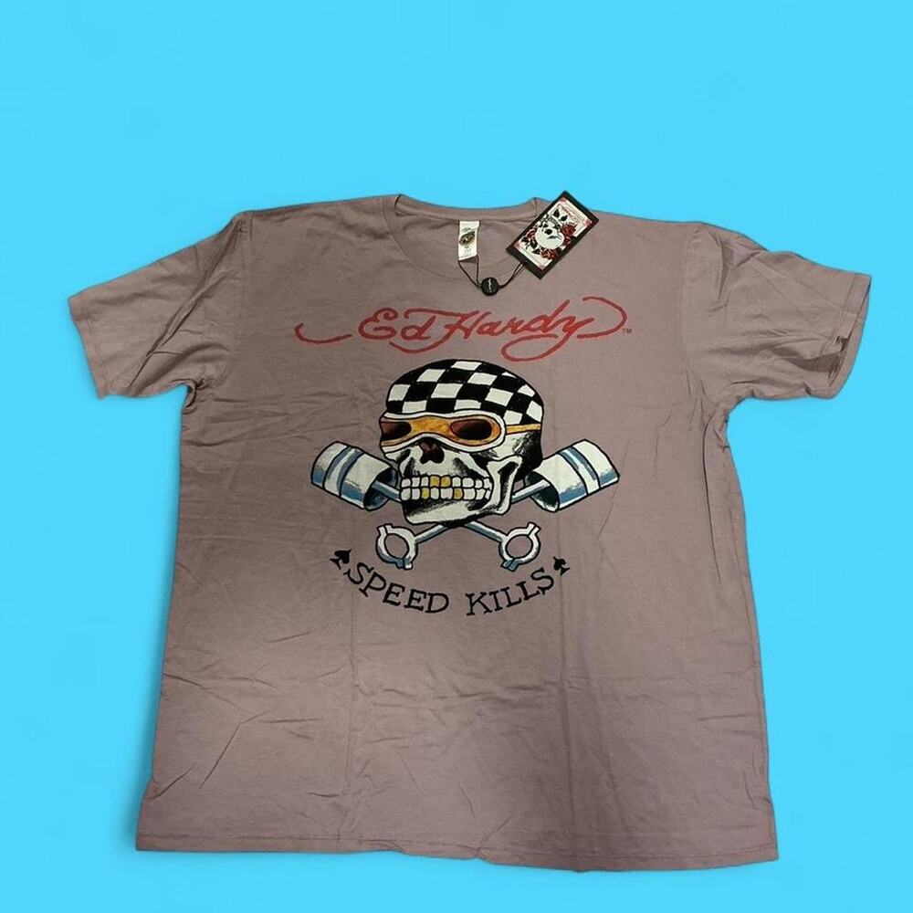 Ed hardy speed killsgraphic tee